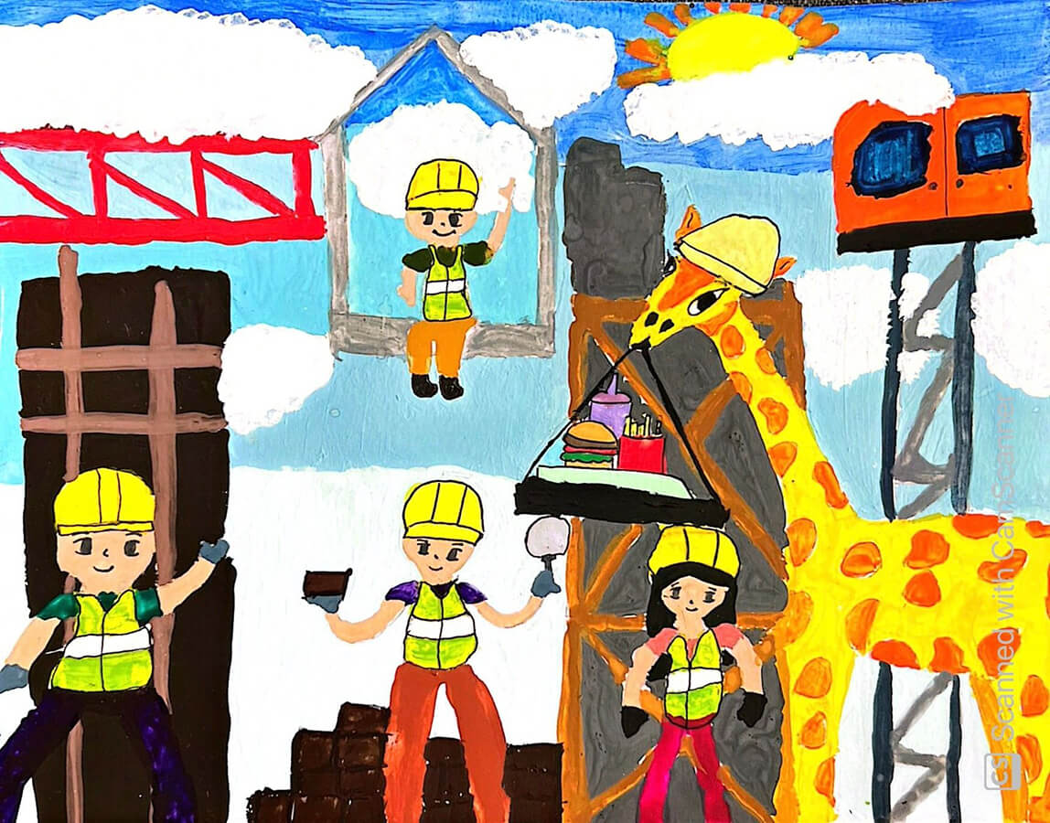 Archie and His Friends from the Construction Site