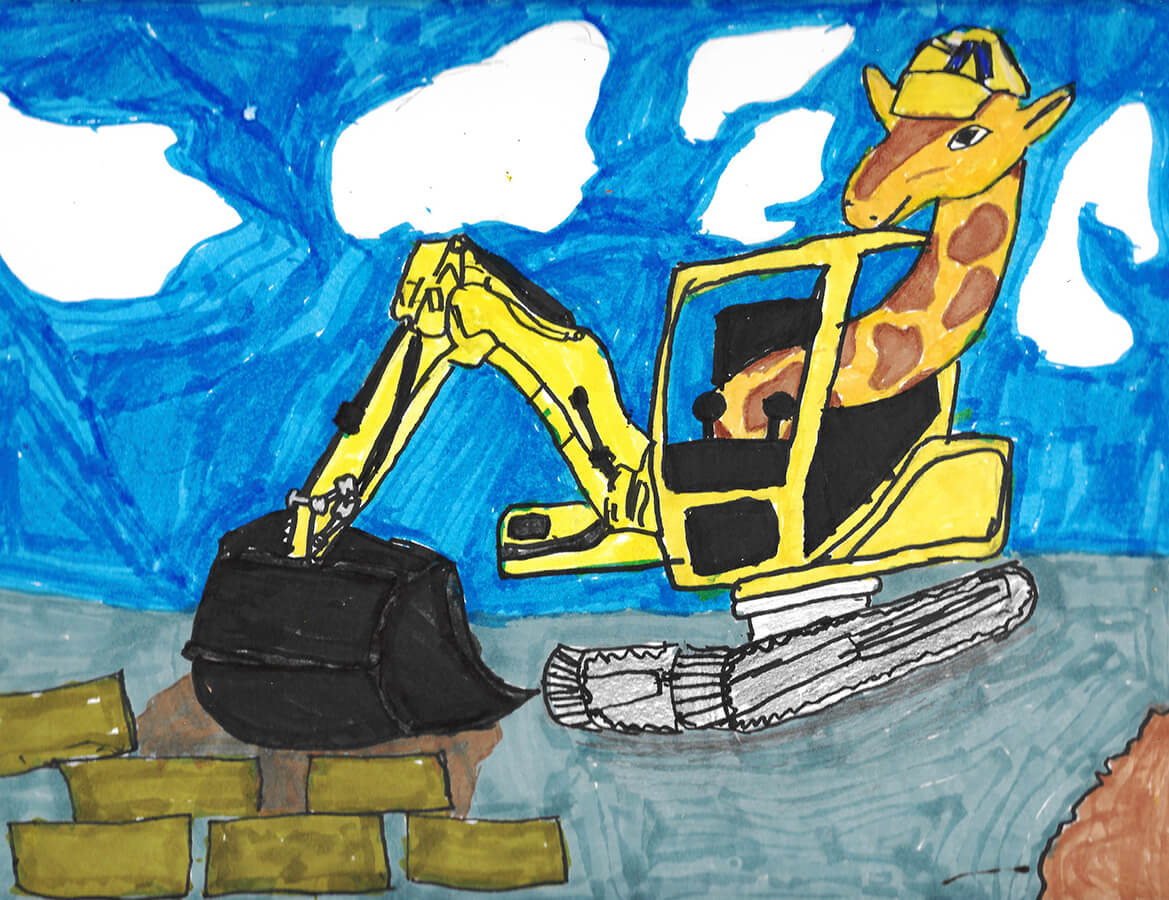 Archie the Builder Giraffe