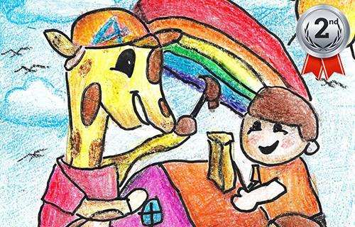 Archie Builds A Rainbow House