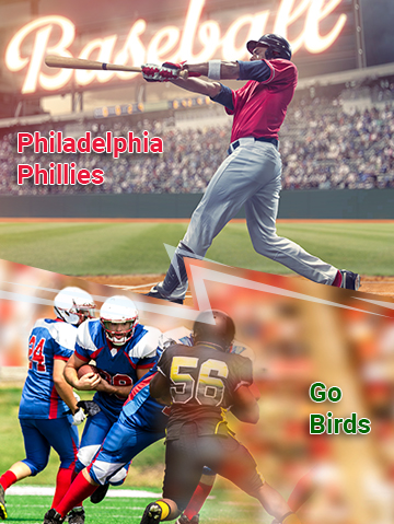 From the ballpark to the end zone… we had a blast!