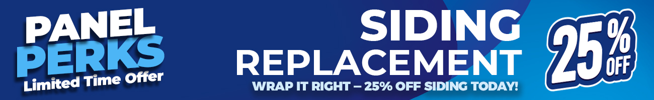 Wrap it right - 25% off siding today!