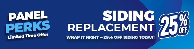 Wrap it right - 25% off siding today!